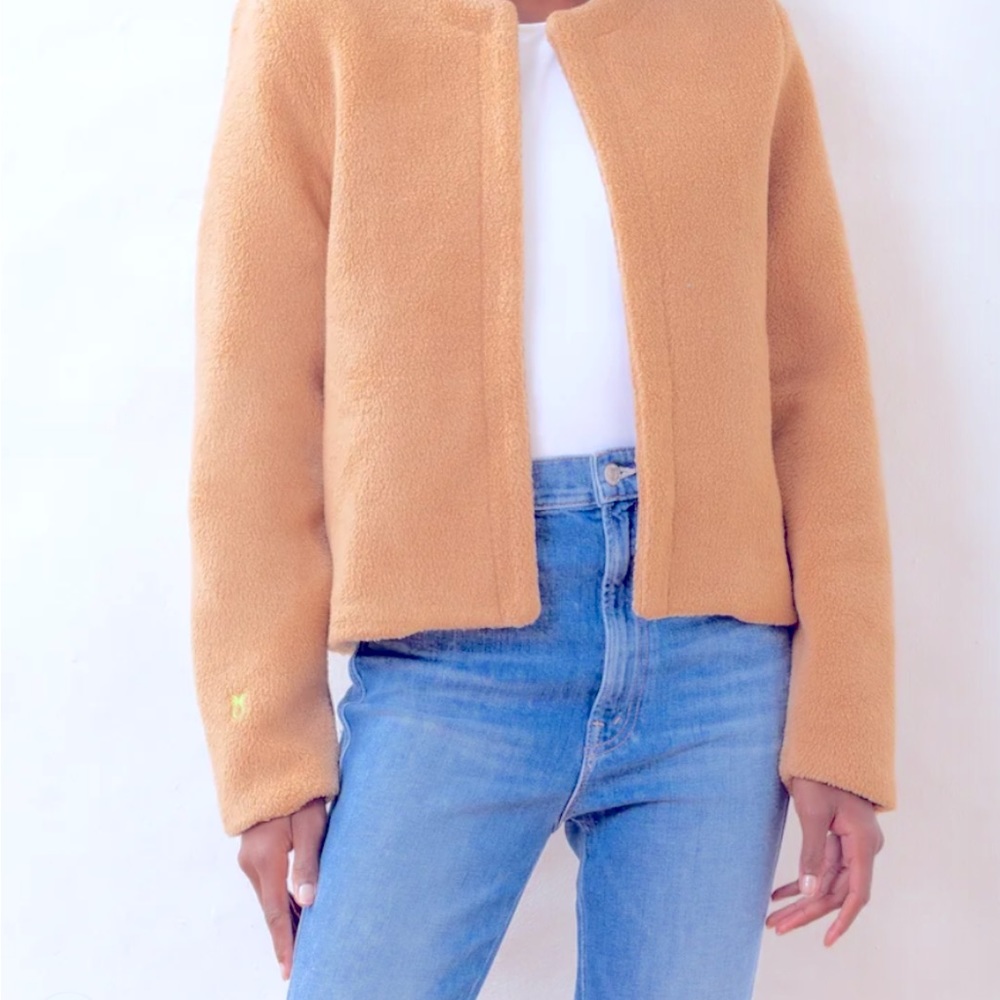 Dudley Stephens Cat Rock Cardigan in Camel